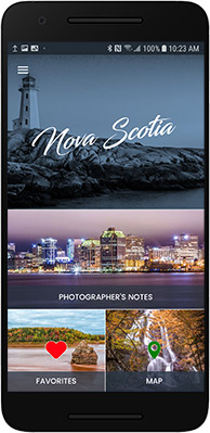 Photograph Nova Scotia Application